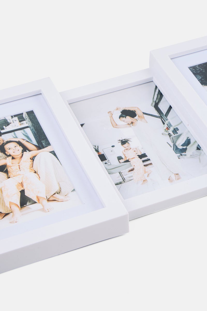 Enchante Accessories Four Opening Collage Photo Frame, White  - Image 4