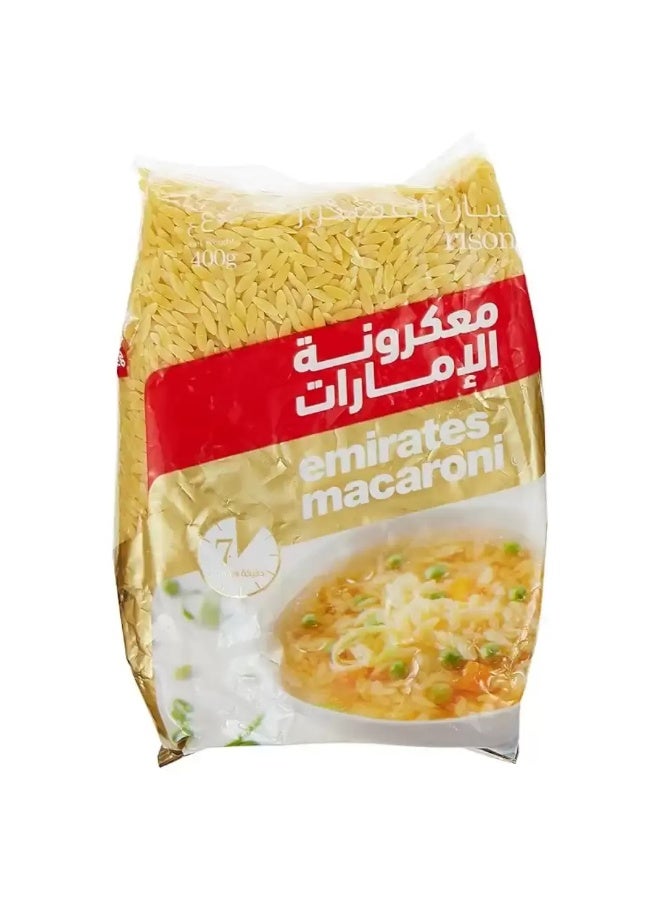مكرونة الإمارات جافة جاهزة للطهي ريسوني - 400 جرام