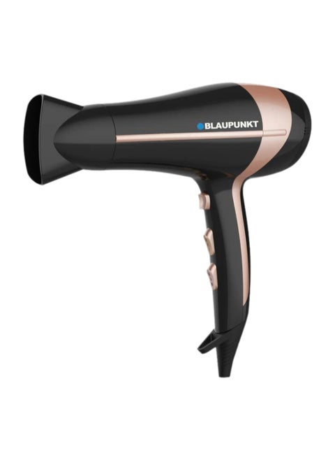 Hair Dryer, 2000W, 3 Temperature And 2 Airflow Settings, Ionic Function, Concentrator, Diffuser, Sdl425Bk