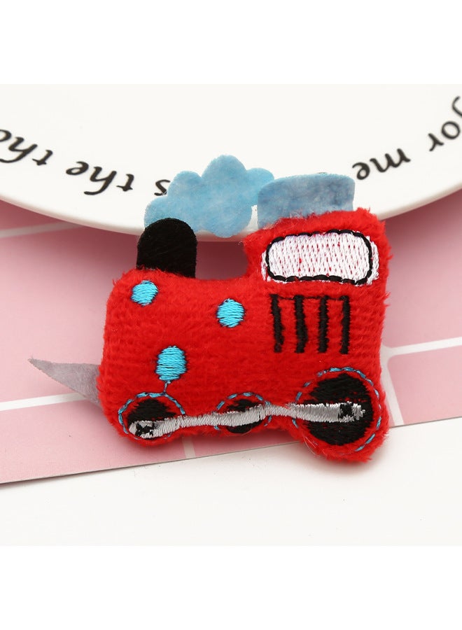 Baby Socks Accessories Baby Toy Accessories Key Chain Accessories Cute Cartoon Stereo Animal Head Doll Head-Color:Airplane - Image 5