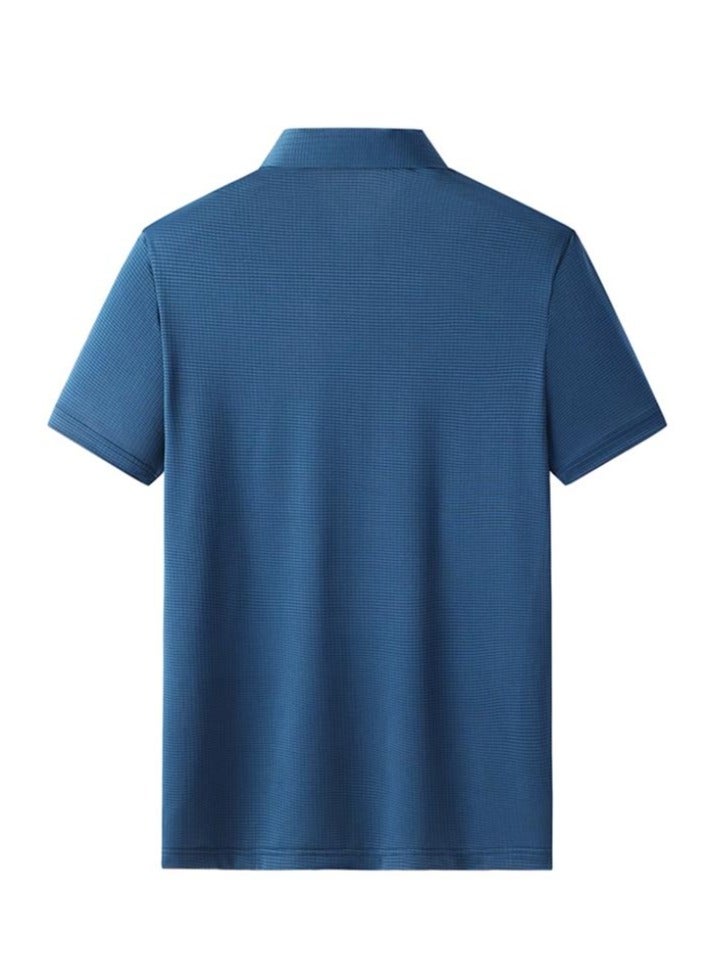 AOKANG Men's Elastic Breathable Short Sleeve Polo - Image 2