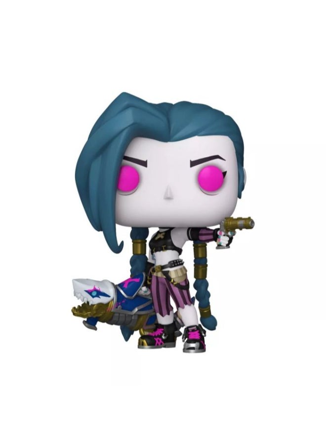 Funko Pop! TV: Arcane LoL S1 Jinx Vinyl Figures - Image 2