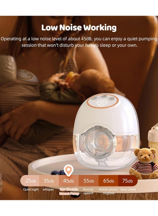 Wearable Electric Breast Pump with 4 Modes  12 Levels, Portable  Hands free Breast Pumps, 6oz/180ml - Image 5