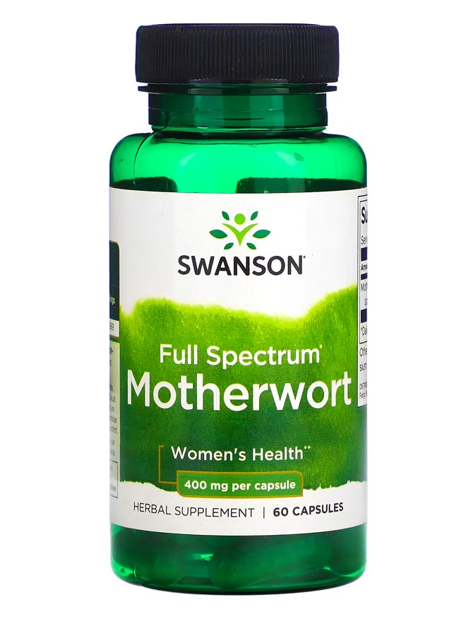 SWANSON Full Spectrum Motherwort 400 mg  60 Capsules