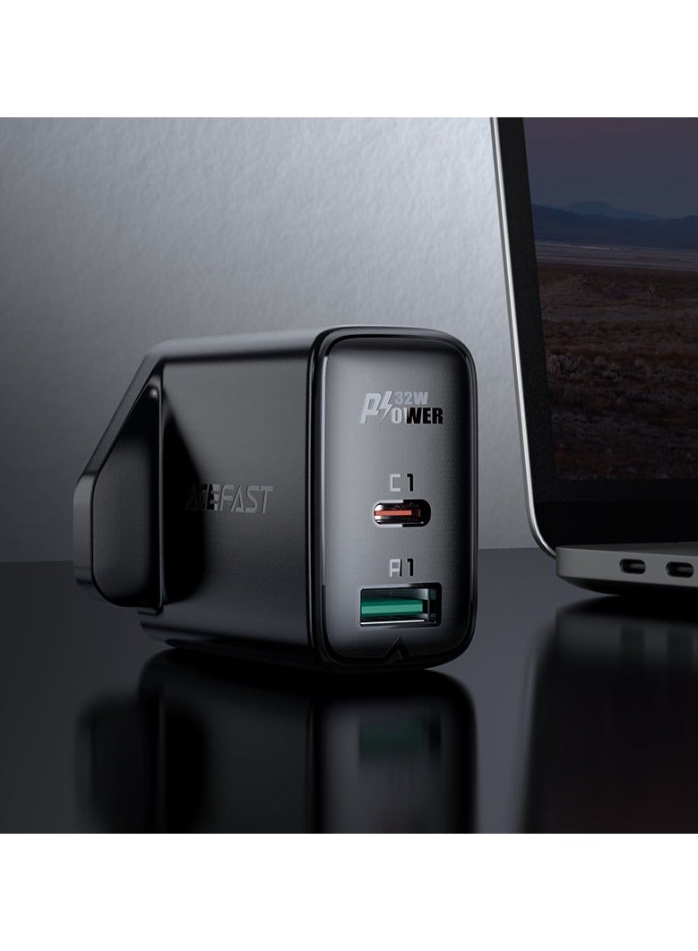 أسيفاست شاحن حائط سريع الشحن A8 PD32W (1xUSB-C+1xUSB-A) المملكة المتحدة - Image 4