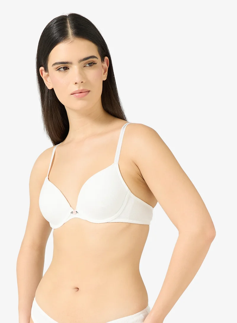 hunkemoller Plunge neck bra