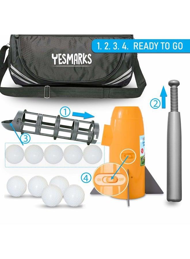 YESMARKS Kids Auto Baseball Pitching Machine Outdoor Sports - Training Equipment & Practice - Bowling Machine, Backyard Sports Self Training, Gift for Kids - Image 5