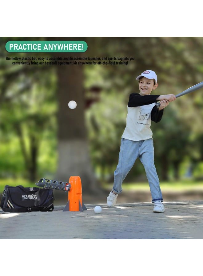 YESMARKS Kids Auto Baseball Pitching Machine Outdoor Sports - Training Equipment & Practice - Bowling Machine, Backyard Sports Self Training, Gift for Kids - Image 4