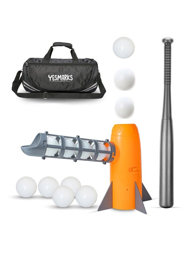 YESMARKS Kids Auto Baseball Pitching Machine Outdoor Sports - Training Equipment & Practice - Bowling Machine, Backyard Sports Self Training, Gift for Kids - Image 1