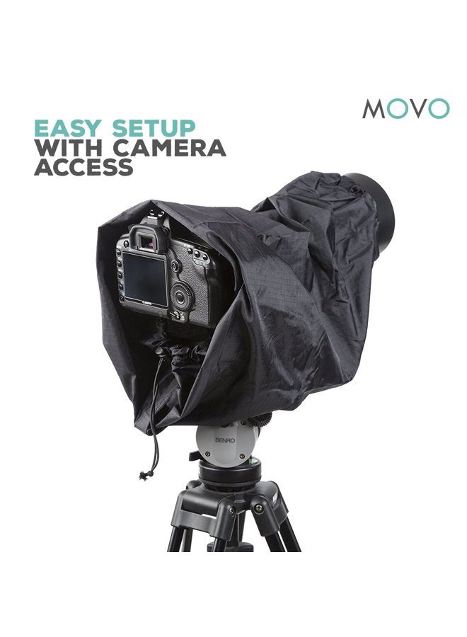Movo CRC17 Storm Raincover Protector for DSLR Cameras, Lenses, Photographic Equipment (Small Size: 17 x 14.5) - Image 4
