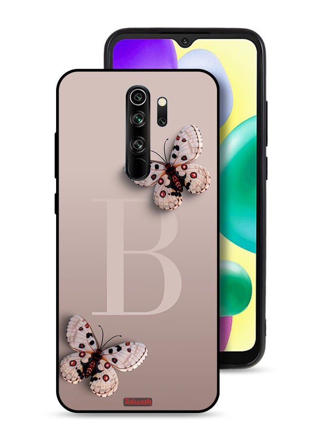 Tolwak غطاء حماية لهاتف شاومي ريدمي نوت 8 برو مزين بالفراشات - Image 1