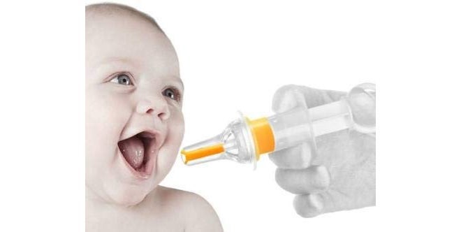 Alya The Cheeky Kidzz Baby Smart Medicine Needle Feeder Squeeze Medicine Dropper Multi-Functional Teether Case and Baby Food Fruit Nibbler Teether BPA Free (Design 3001) - Image 5