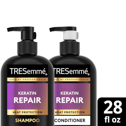 TRESemmé Shampoo and Conditioner, Keratin Repair – Bond Repair Hair Treatment, Frizz Control, 28 Oz Ea - Image 3