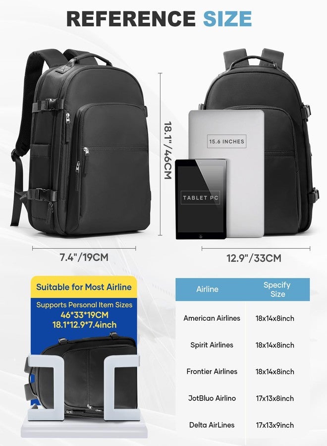 coofay Vacuum Backpack Travel with Pump Vacpack Backpack with Vacuum Seal Backpacks Traveling Backpacks Vacuum Compression Air Travel Bag Carry on Luggage - Image 4