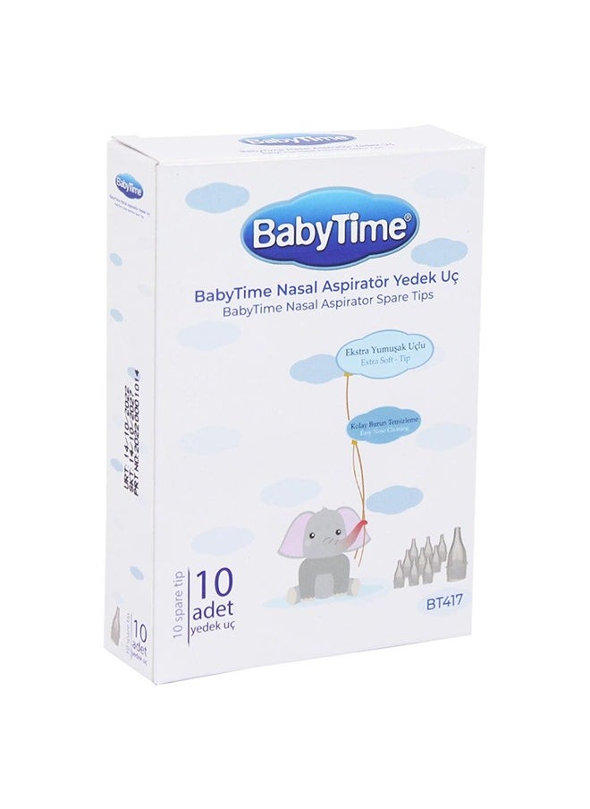 Baby Time Baby Time Baby Nasal Aspirator Replacement Tips 