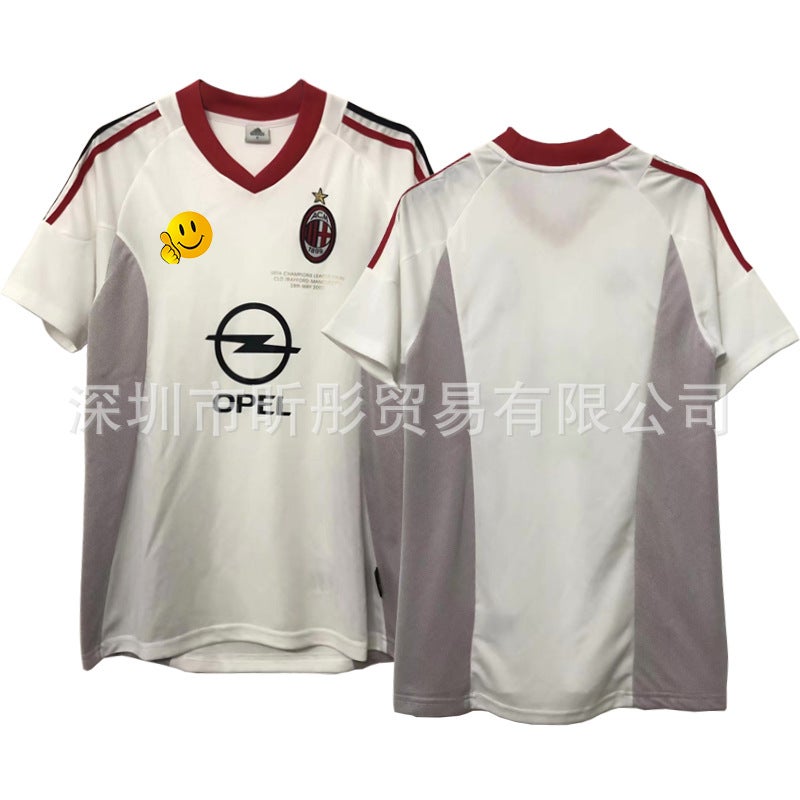 Retro Jersey Ac Club Retro Football Uniform Full Range Football Uniform Short-Sleeved Jersey Drop Shipping - Image 1