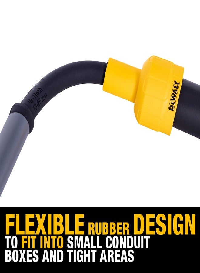 DEWALT Shop Vac Conduit Line Puller Attachment Kit, Wet Dry Vacuum Accessory Attachments for Small Conduit Boxes and Tight Areas, 3 Pack, Length 10" & 10" & 5.6", DXVA00-0301 - Image 4