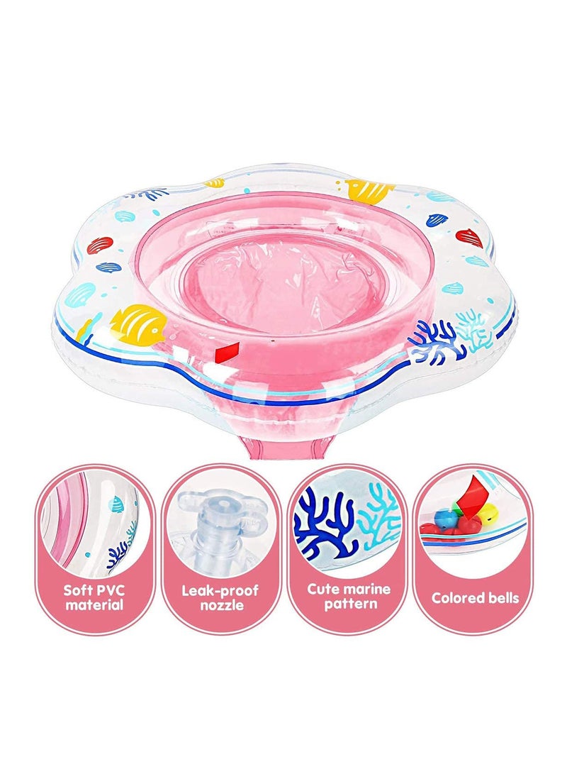 Inflatable Baby PVC Double Airbags Floating Swim Float Seat Swimming Ring  - Image 2