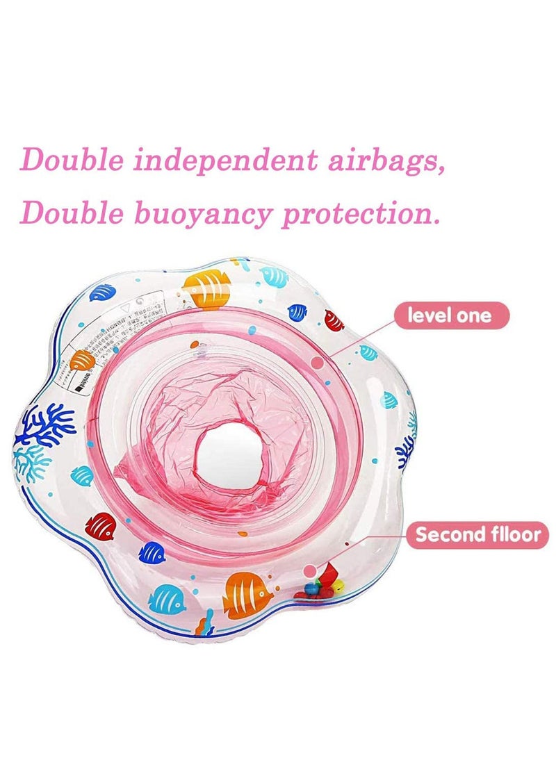 Inflatable Baby PVC Double Airbags Floating Swim Float Seat Swimming Ring  - Image 4