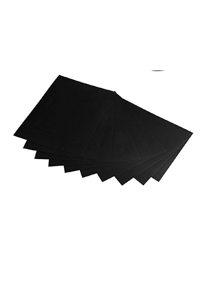 E Shopping E Shopping® Black Card Stock 300 GSM Thick 12x12 inch, Set of 6 Sheets  - Image 3