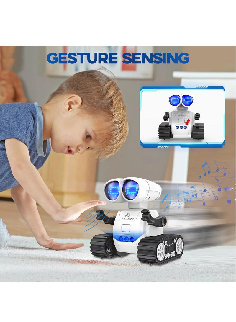 Rechargeable Remote Control Robot Toys with Auto-Demonstration, Music & LED Eyes, Robot Toys for Kids, Kids Robot Toys Gifts for Boys Girls, Toddler RC Robot - Image 5
