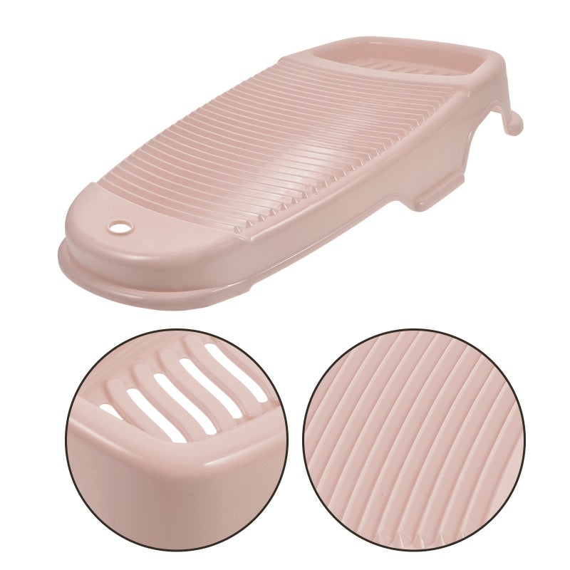 Hanging Hole Washboard Soap Compartment Washing Clothes Board for Home - Image 1