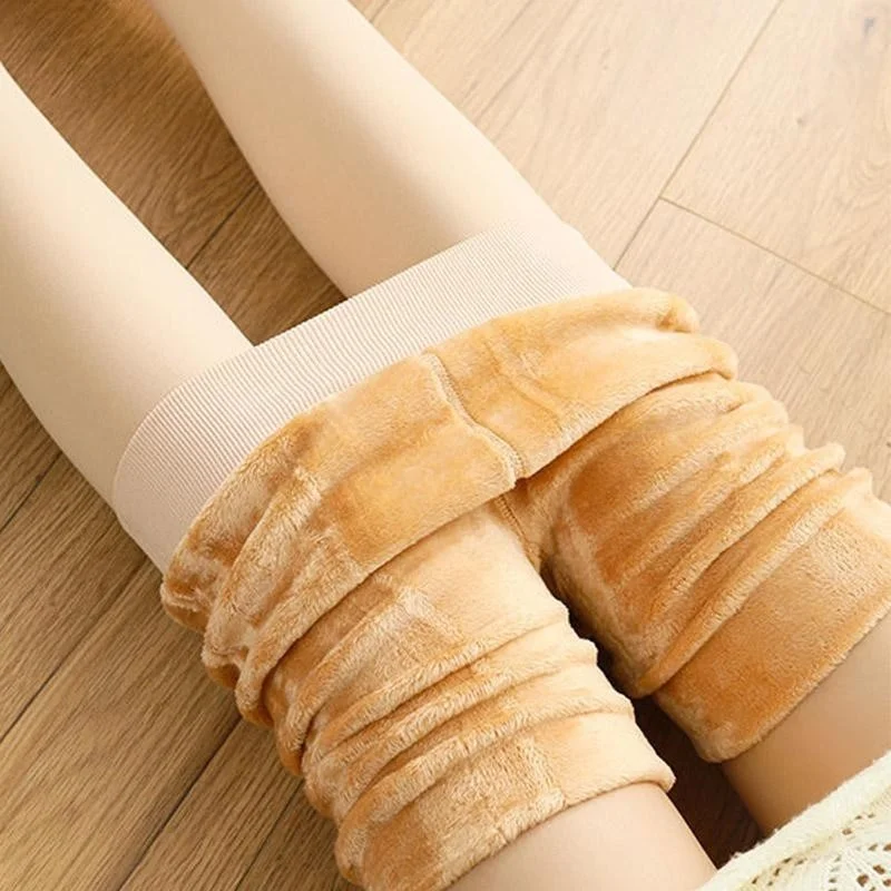 Mistirik Mystical Ravena Model Thermal Pantyhose Plush Woven Wool Warm and Tightening Tights