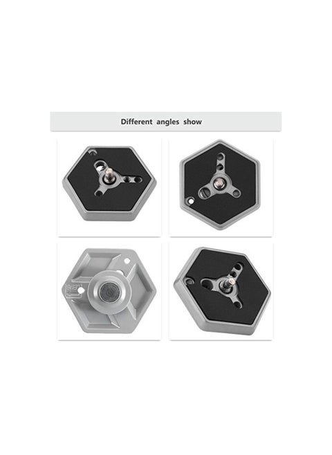 Bogen Tripod Quick Release Plate Manfrotto Quick Release Plate Quick Release Plate, Universal Hexagonal Quick Release Plates Replacemen 3049 1/4" Screw For Manfrotto 030-14 Rc0 3063 Photo Studio Acces