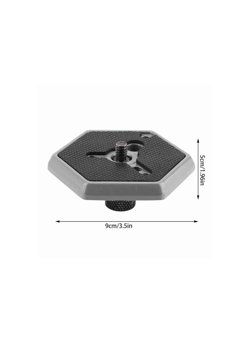 Generic - Bogen Tripod Quick Release Plate Manfrotto Quick Release Plate Quick Release Plate, Universal Hexagonal Quick Release Plates Replacemen 3049 1/4" Screw For Manfrotto 030-14 Rc0 3063 Photo Studio Acces - Image 1