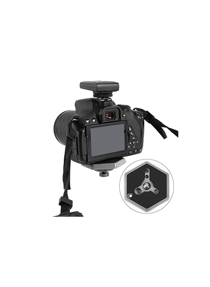 Generic - Bogen Tripod Quick Release Plate Manfrotto Quick Release Plate Quick Release Plate, Universal Hexagonal Quick Release Plates Replacemen 3049 1/4" Screw For Manfrotto 030-14 Rc0 3063 Photo Studio Acces - Image 1
