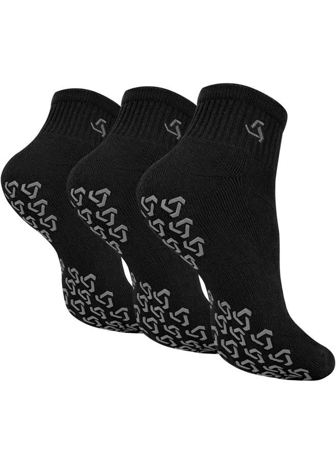 Ozaiic Non Slip Socks Grip for Yoga Home Workout Pure Barre, Pilates, Hospital, Ideal Cushion Socks for Men and Women - Image 1