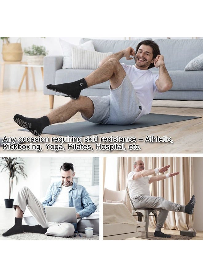 Ozaiic Non Slip Socks Grip for Yoga Home Workout Pure Barre, Pilates, Hospital, Ideal Cushion Socks for Men and Women - Image 2
