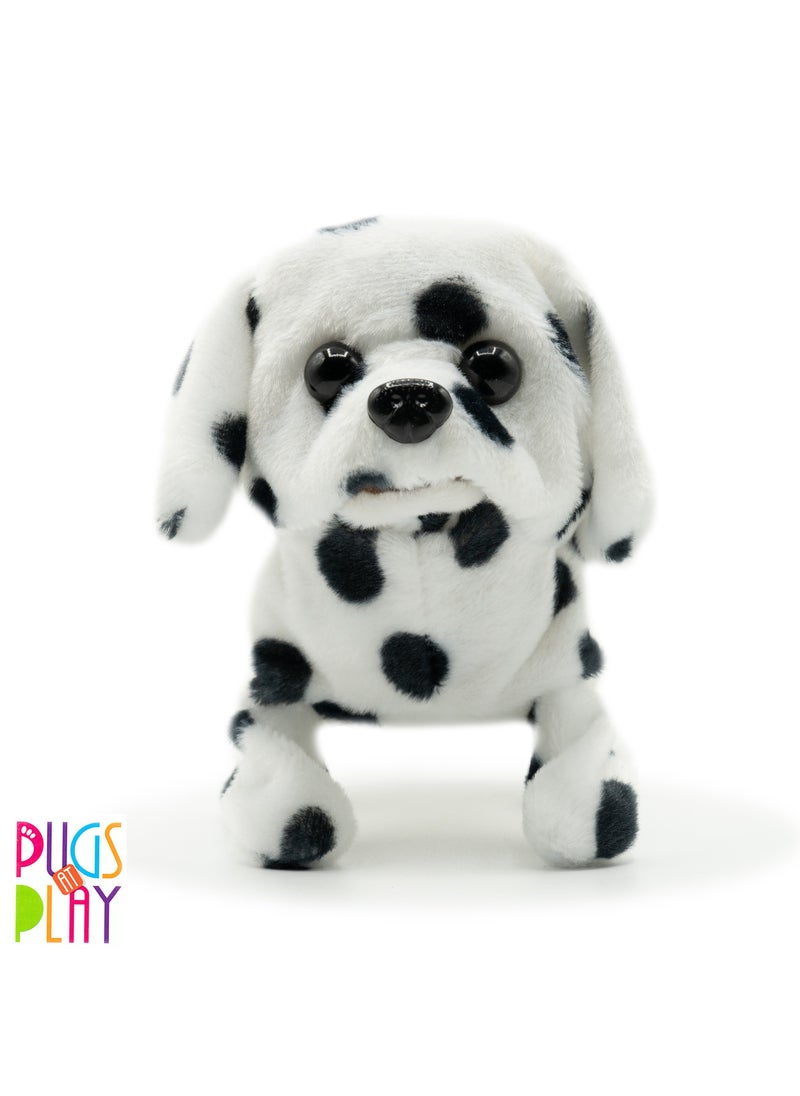 PUGS AT PLAY Pugs At Play Walking Spotty 6.5-Inches, Battery Operated | Interactive Plush Toy  - Image 2