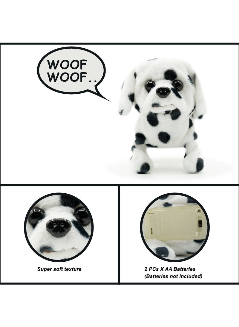 PUGS AT PLAY Pugs At Play Walking Spotty 6.5-Inches, Battery Operated | Interactive Plush Toy  - Image 4