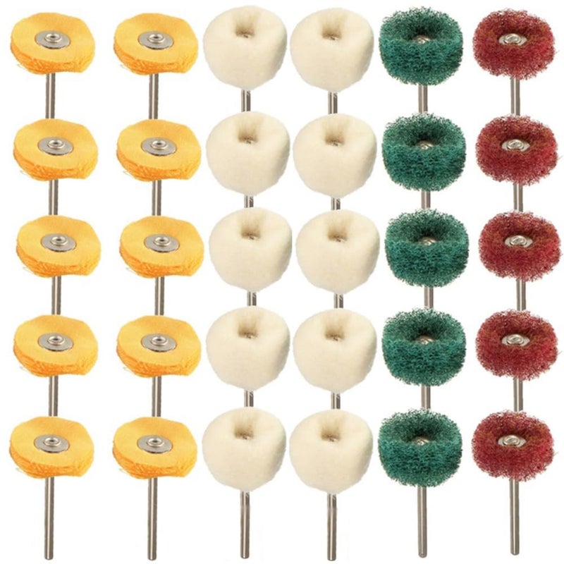 DIY Crafts DIY Crafts Pack Of 30 Pcs Buffing Wheel Buffs Set Polishing Buffing Wheel Buffs Set Fits DIY TPack Of 30 Pcs Buffing Wheel Buffs Set  - Image 4