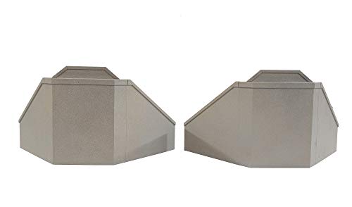 Walthers Cornerstone جسر السكك الحديدية المزدوجة من وولثرز كورنرستون مقياس HO مع دعامات خرسانية - عبوة 2 - Image 3