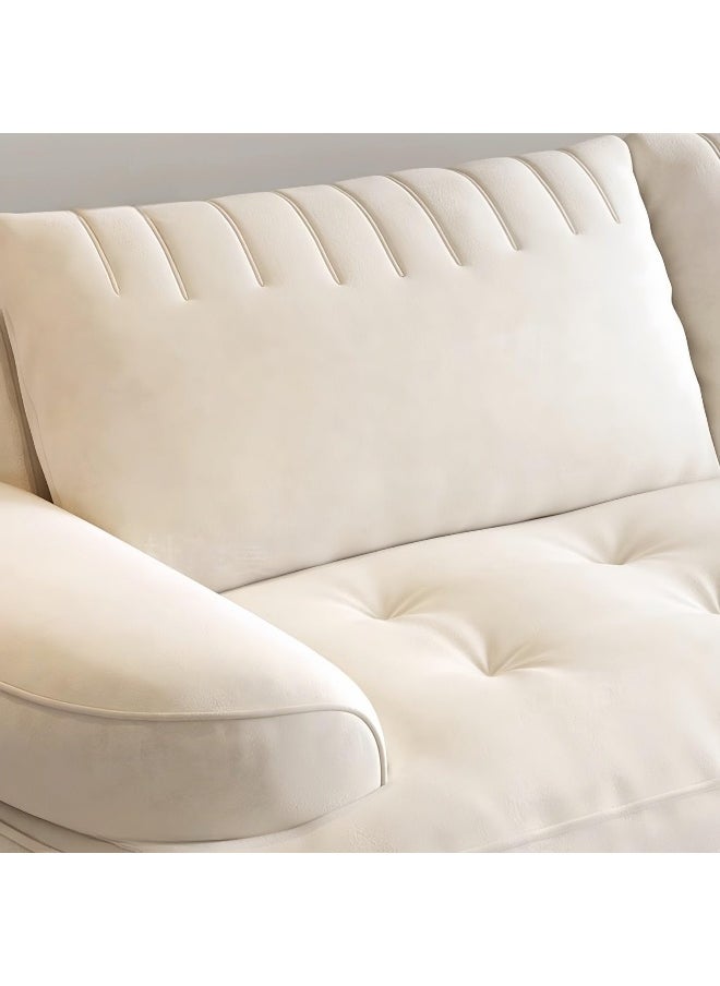 LUXURY LUXE Luxury Luxe Cloud-Shaped Sofa Set – Off-White Tofu Block Design  - Image 5