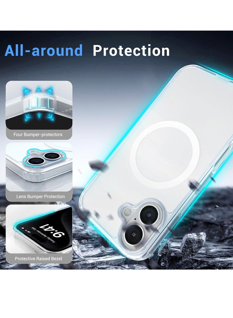 MIGOFAST Designed for iPhone 16 Case Compatible with Magsafe Anti-Yellowing Military Grade Protection Shockproof Protection Slim Cover-6.1 inch - Image 3