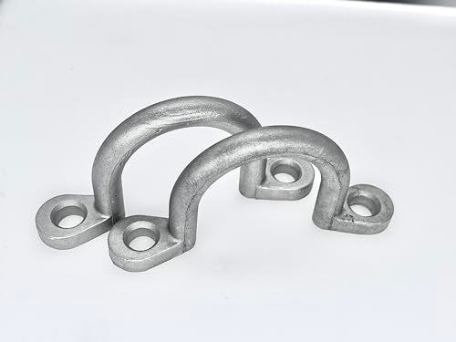 HCLLPS Replace Trailer Tie Loop 2" I.D. Aluminum Bolt-On Lashing Rope Tie Down Ring Horse (2 Pack) - Image 4