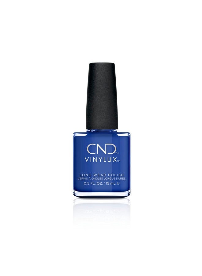 CND Vinylux Longwear Blue Nail Polish, Gellike Shine & Chip Resistant Color, Blue Eyeshadow, 0.5 Fl. Oz - Image 1