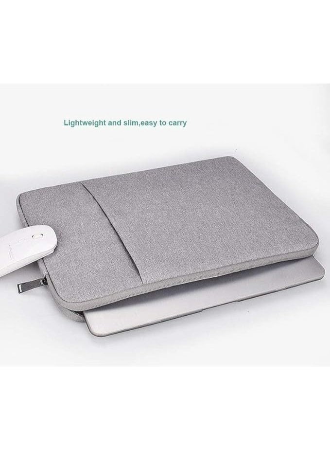 13.3-Inch Shockproof Water-Resistant Laptop Sleeve Case for MacBook & Laptops, Grey - Image 3