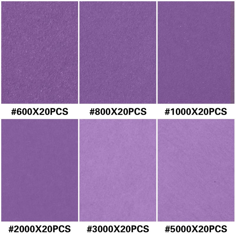 MAXMAN أقراص صنفرة 3 بوصة من الألومينا مع لاصق هوك وحلقة ورق صنفرة من 600 إلى 5000 حبيبة، وسادة دعم 1/4 بوصة وسادة تخفيف رغوية ناعمة للخشب والمعادن والسيارات - Image 2