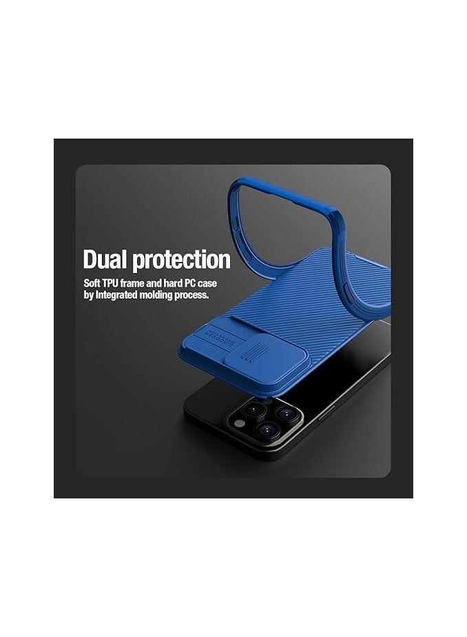 Nillkin CamShield Pro cover case for Apple iPhone 15 Pro Max 6.7-Blue - Image 5