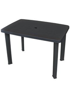 فيداكسل طاولة حديقة بلاستيك 101x68x72 سم لون أنثراسايت  - Image 1