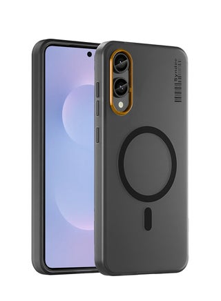 Samsung Galaxy S25 Edge 5G 2025 Syndee Series Hybrid Translucent Magsafe with Magnetic Charging Raised Camera Lips Elegant Look Case Cover - Black - pzsku/Z9F6B0A5BE1DF3AE169ADZ/45/1751207823/203a811e-89e3-4823-9537-a268714a51de
