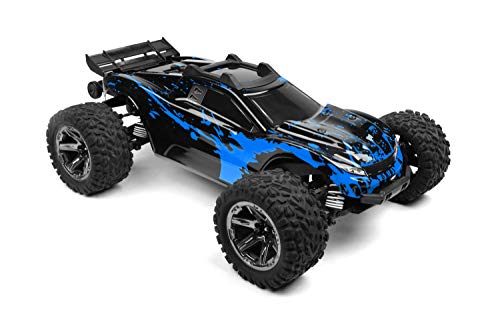SummitLink Custom Body Muddy Blue Over Black Style Compatible for Rustler 4X4 Rustler BL2S Rustler 4x4 Ultimate 110 Scale RC Car or Truck Truck not Included R4BB02 - Image 5