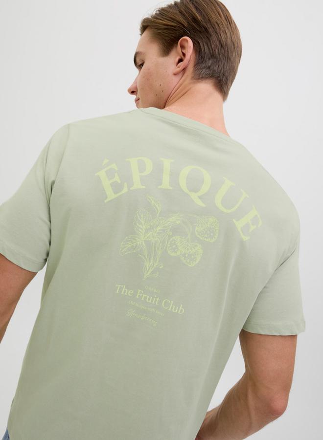 Rebel Graphic Print Round Neck T-Shirt - Image 1