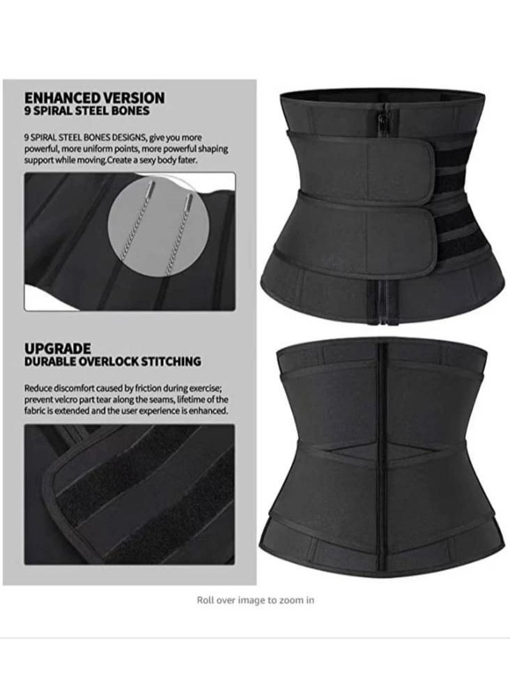 Generic Neoprene Thermal Corset with Double Tape for Men and Women that Works to Burn Belly Fat  - Image 2