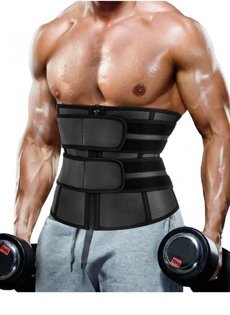 Generic Neoprene Thermal Corset with Double Tape for Men and Women that Works to Burn Belly Fat  - Image 1