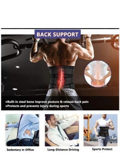 Generic Neoprene Thermal Corset with Double Tape for Men and Women that Works to Burn Belly Fat  - Image 4